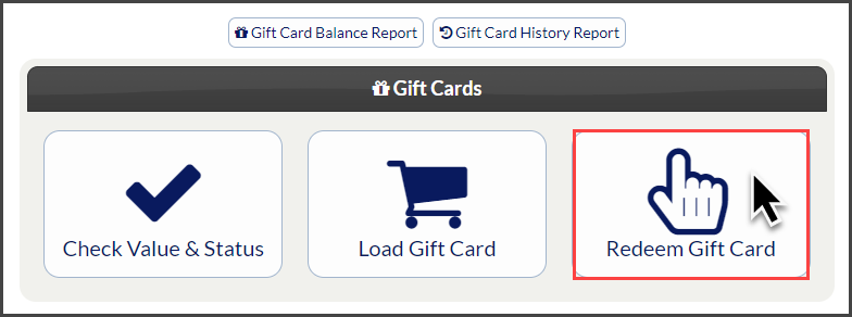 Gift Card Purchase - Check Balance