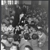 AIU Boys School, Boys Eating in Canteen (Rabat, Morocco, 1950)