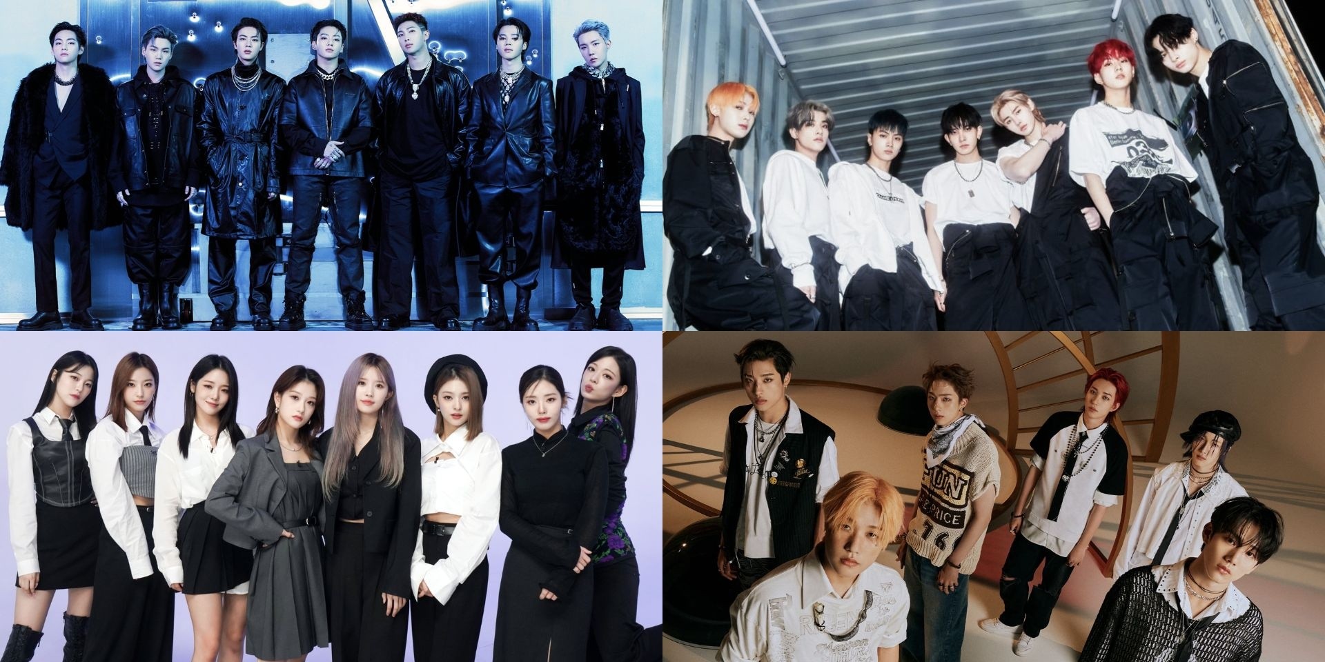 BTS, ENHYPEN, P1Harmony, and fromis_9 top Weverse trends for 2022