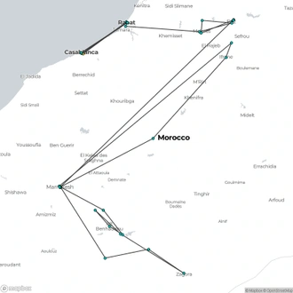 tourhub | Today Voyages | Imperial treasures & desert wonders XM24-10 | Tour Map