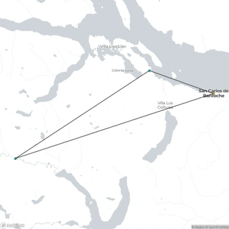 tourhub | Tangol Tours | 5-Day Bariloche Luxury Tour | Tour Map