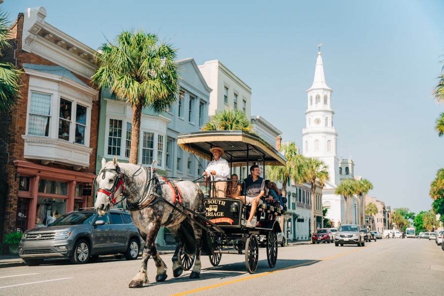 Combo: Charleston Harbor Tour & Carriage Tour