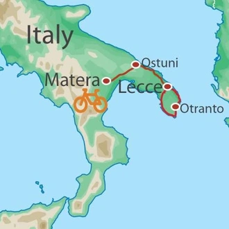 tourhub | UTracks | Cycle Puglia | Tour Map