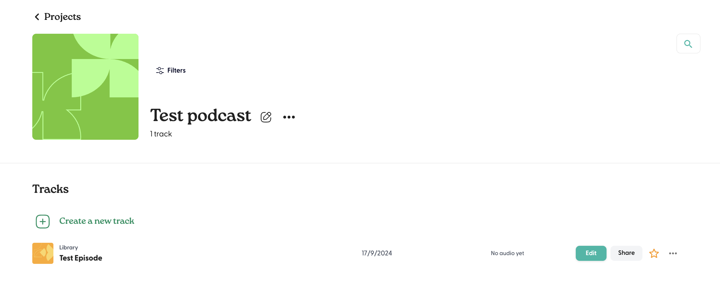 Find RSS feed to publish a podcast