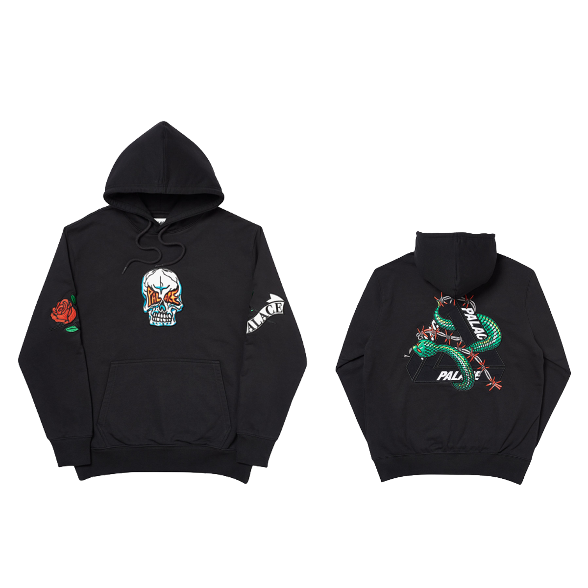 Palace Hesh Mit Fresh Hood Black (SS20) | SS20 - KLEKT