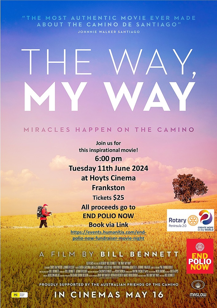 The Way My Way End Polio Now Fundraiser