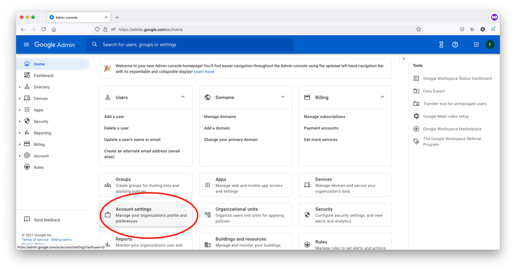 Update your Google Admin Agebased Access Settings.