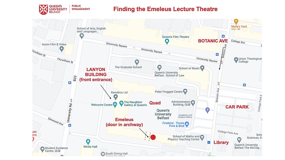 Map: Emeleus Lecture Theatre