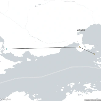 tourhub | Signature DMC | 3-Days and 2 Nights Discovery Ushuaia with Airfare from Buenos Aires | Tour Map