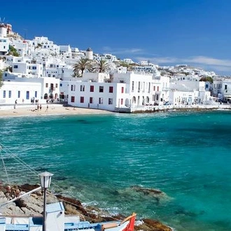 tourhub | On The Go Tours | Athens to Mykonos & Santorini - 7 days 