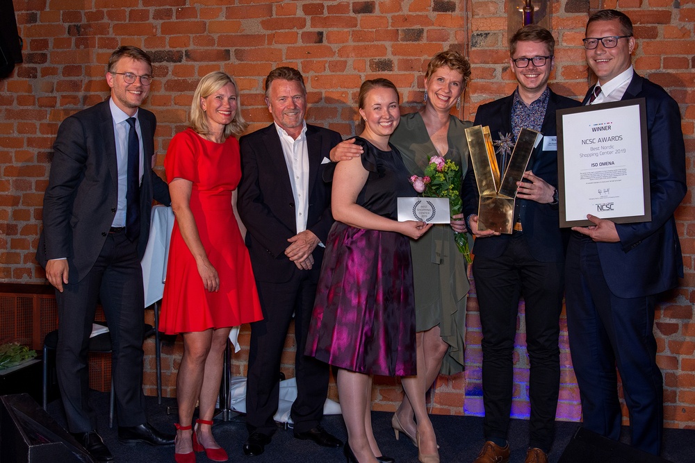 Iso Omena is the winner of Best Nordic Shopping Center 2019