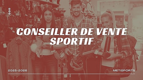 Représentation de la formation : Commerce 2 : Conseiller Commercial Sportif