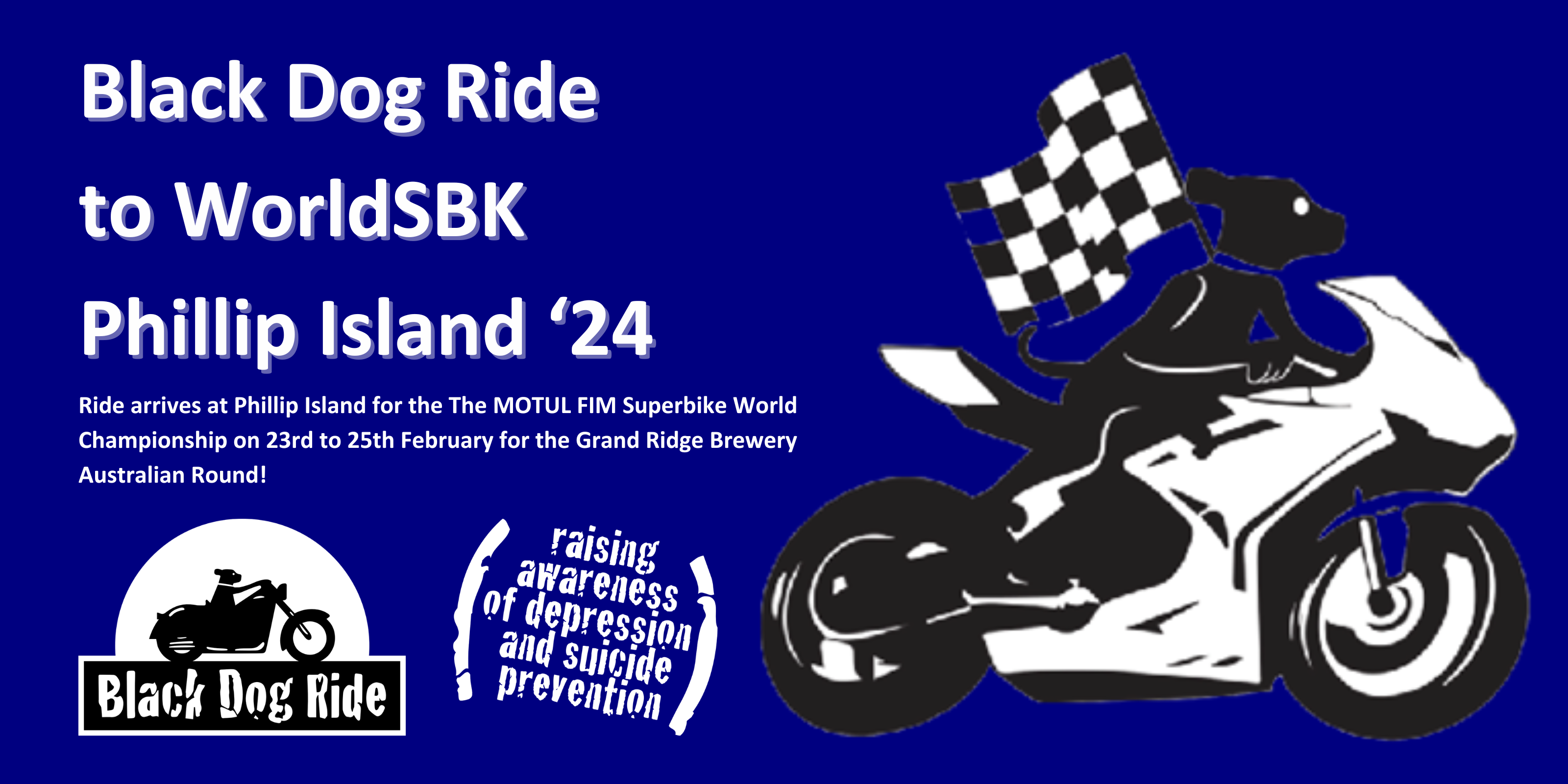 Black Dog Ride to WSBK February 2024, Ventnor, Tue 13th Feb 2024, 800