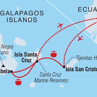 tourhub | Intrepid Travel | Galapagos Discovery | Tour Map