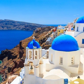 tourhub | Destination Services Greece | Island Hopping - Exploring the Greek Islands: Paros, Naxos & Santorini 