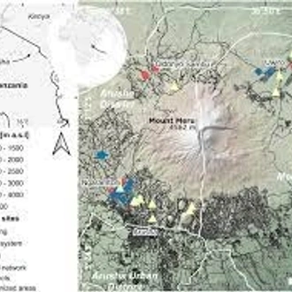 tourhub | Spider Tours And Safaris | Mount Meru Climbing (Little Kilimanjaro) | Tour Map