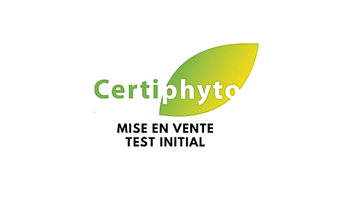 Représentation de la formation : CERTIPHYTO MISE EN VENTE, VENTE DES PRODUITS PHYTOPHARMACEUTIQUES (MVV) TEST INITIAL