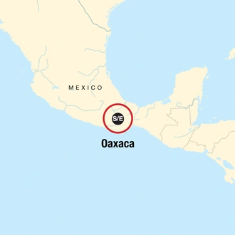 tourhub | G Adventures | Mexico's Day of the Dead in Oaxaca | Tour Map