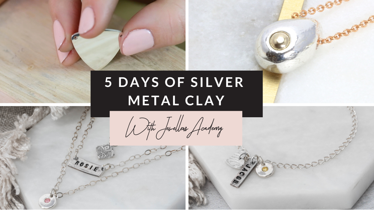 Silver Clay Jewelry Stamping Night at PYOP - Heart and Stone