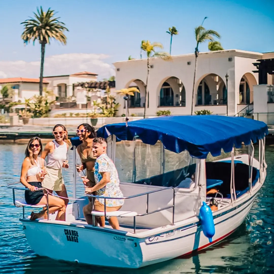 Thumbnail image for Luxury Duffy Boat Cruise in La Playa Cove Overseeing Yacht Clubs and Marinas