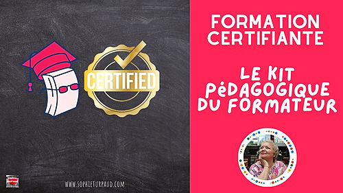 Représentation de la formation : Le kit pédagogique du formateur ➡️ Formation certifiante  2 jours 🏆