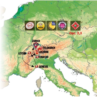 tourhub | Europamundo | Switzerland Best | Tour Map