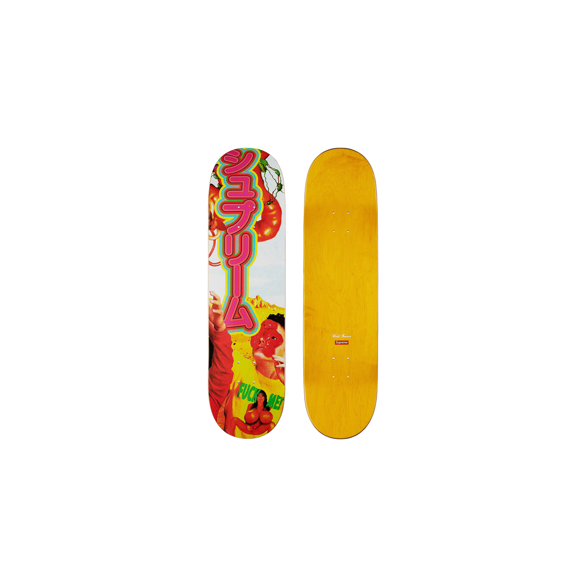 Supreme Sekintani La Norihiro Skateboard Deck Yellow (8.25') (SS19