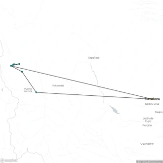 tourhub | Unu Raymi Tour Operator & Lodges | ACONCAGUA SUMMIT | Tour Map