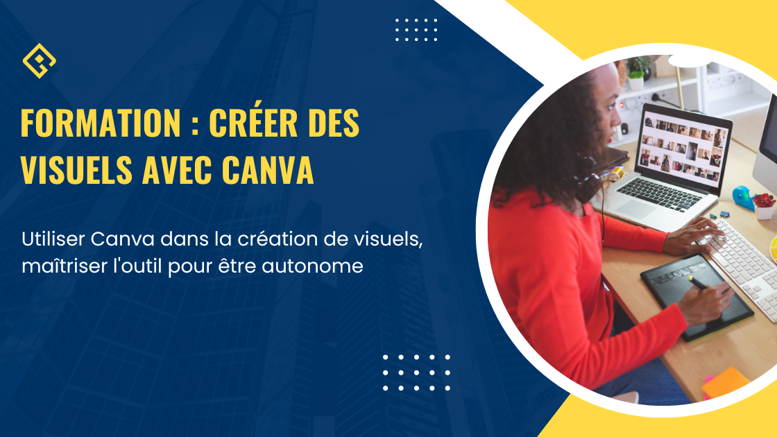 Représentation de la formation : Formation : Créer des visuels avec CANVA