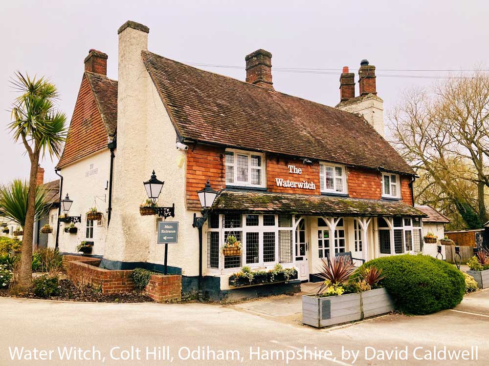 The Water Witch at Colt Hill in Odiham by David Caldwell