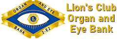 Lions Organ and Eye Bank  - Dist. 2-E2 logo