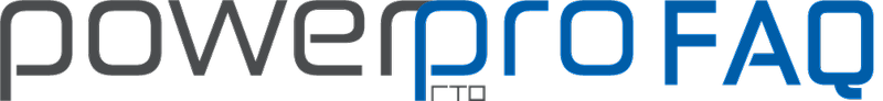 The logo of the company powerpro