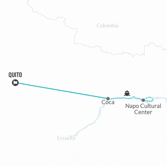 tourhub | Bamba Travel | Yasuni Amazon Expedition 5D/4N | Tour Map