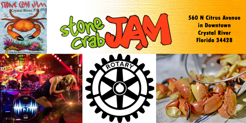 STONE CRAB JAM Music Festival, Crystal River, Sat Nov 5th 2022, 1200