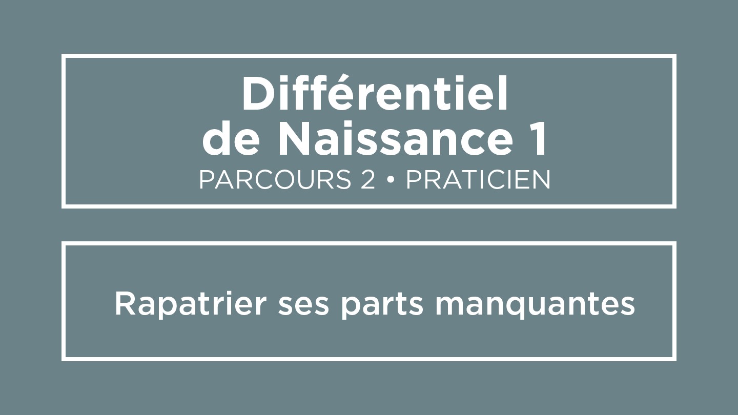 Représentation de la formation : Différentiel de Naissance - Partie 1