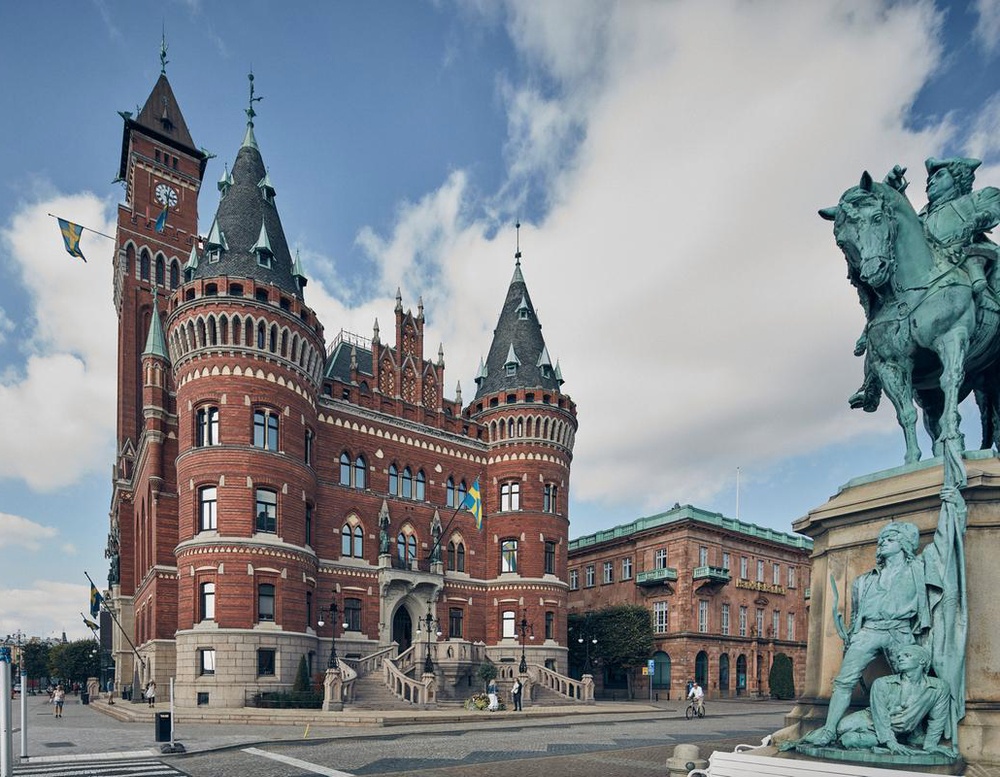 Rådhuset i Helsingborg. Foto Freddy Billqvist.