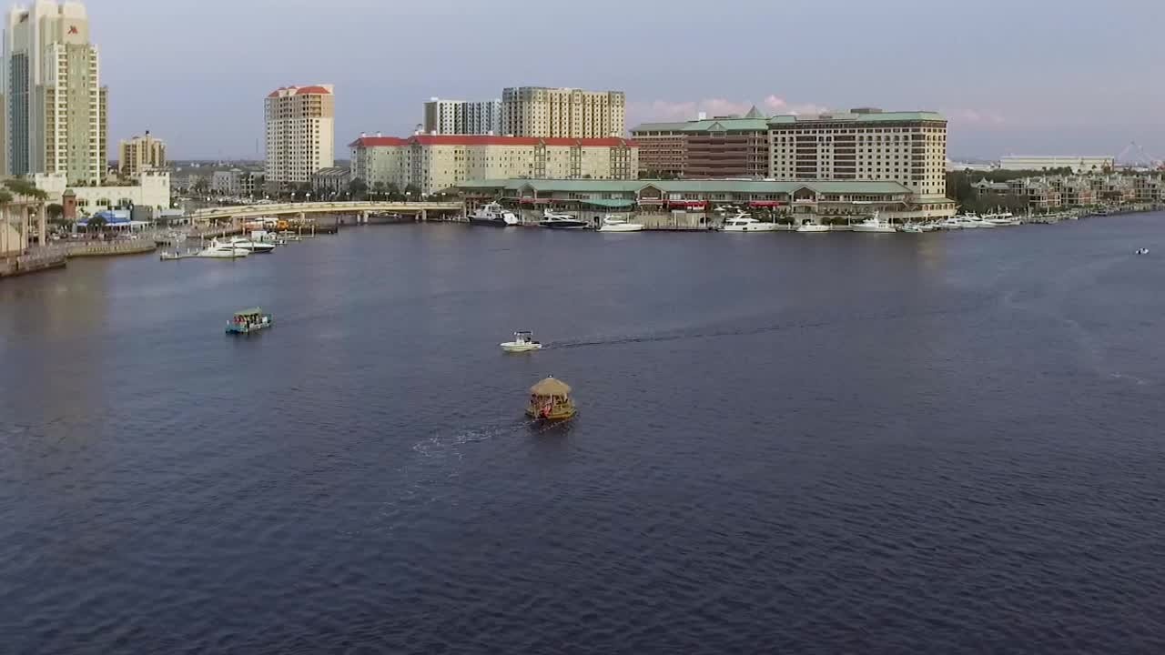 BYOB Floating Tiki Bar Cruise through Downtown Tampa image 11