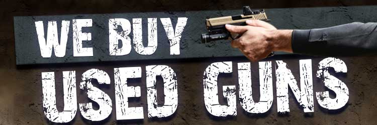 We buy used gun banner