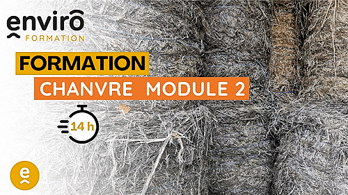 Représentation de la formation : Construire en chanvre : MOE - Module 2 : Concevoir, prescrire et superviser la réalisation d’ouvrages en chanvre