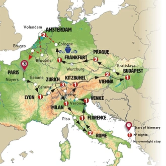 tourhub | Europamundo | European Ring | Tour Map