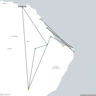 tourhub | Today Voyages | Sand & Turtles | Tour Map