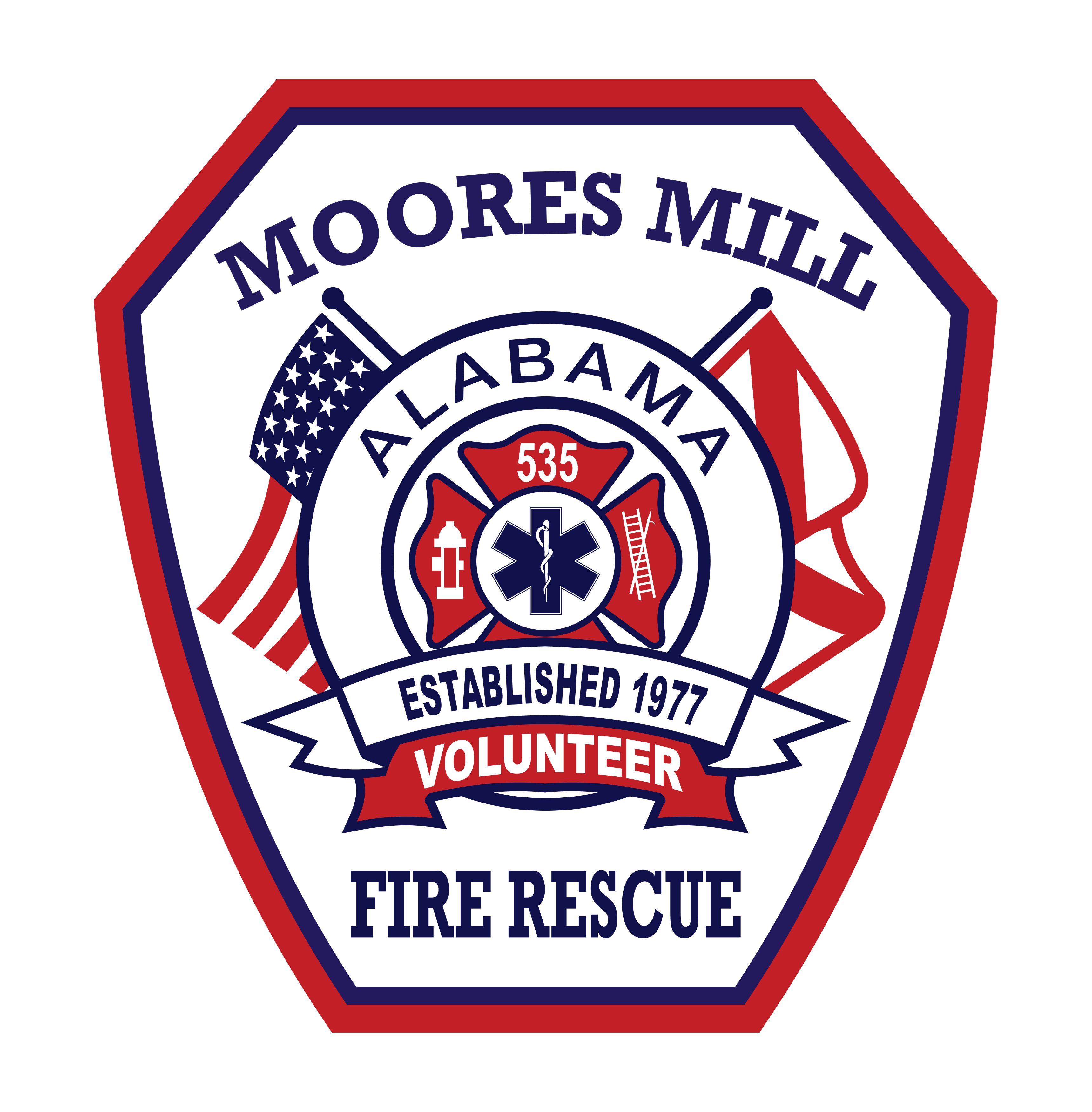 Moores Mill Volunteer Fire/Rescue Dept. logo