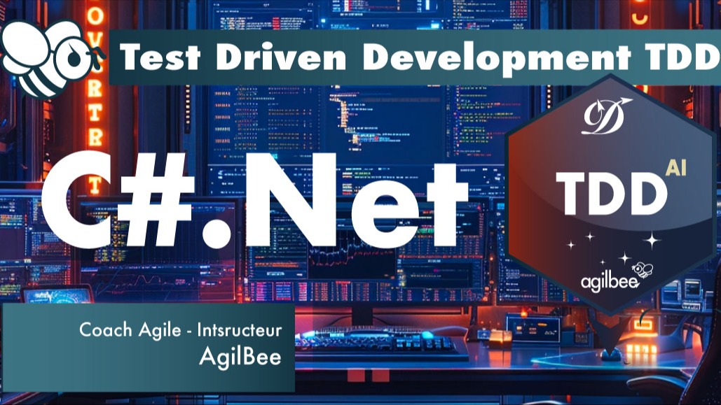 Représentation de la formation : Test Driven Development TDD en .Net avec IA et Clean Code