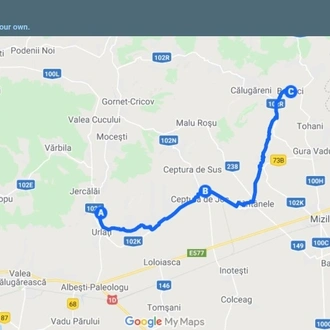 tourhub | Bike In Time | Wine route by bicycle | Tour Map