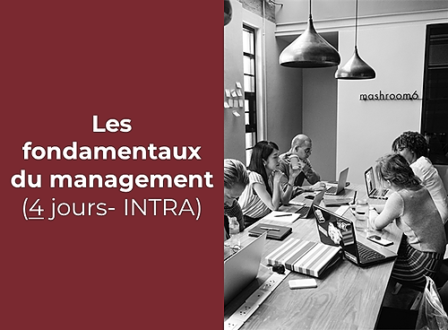 Représentation de la formation : Les fondamentaux du management (4 jours- INTRA) 