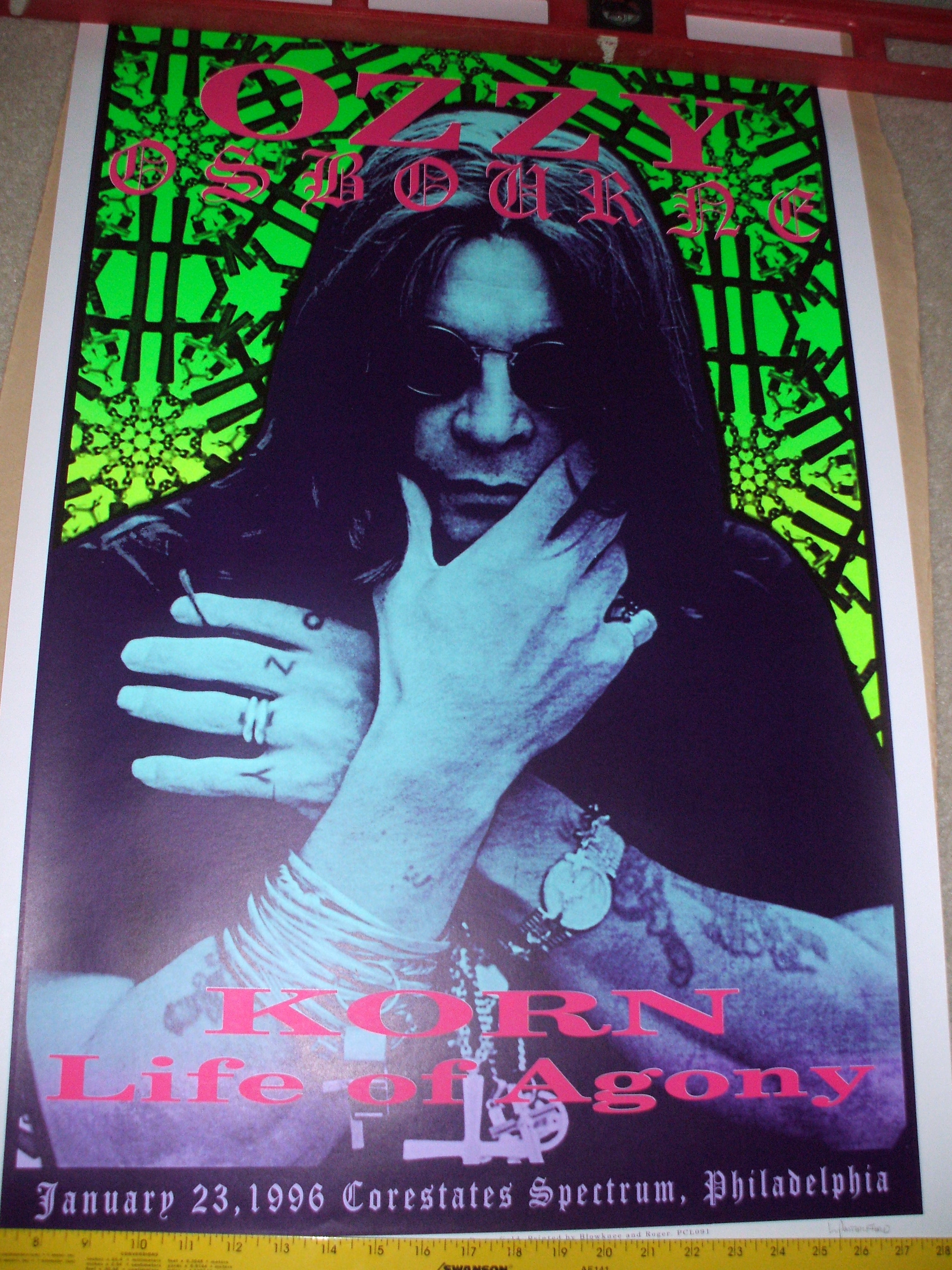 ozzy osbourne 1996 tour