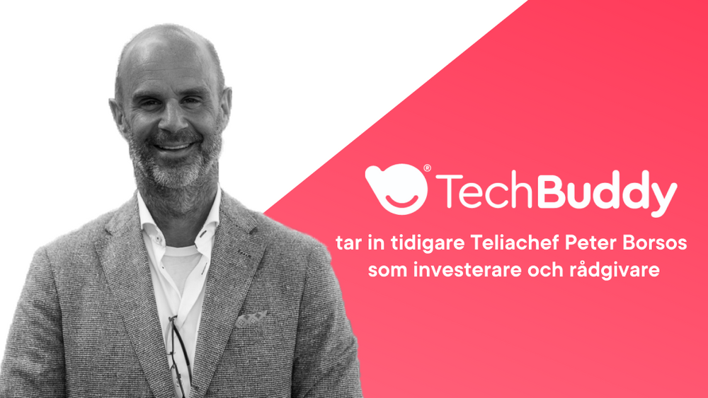 TechBuddy tar in tidigare Teliachef Peter Borsos som investerare och rådgivare.