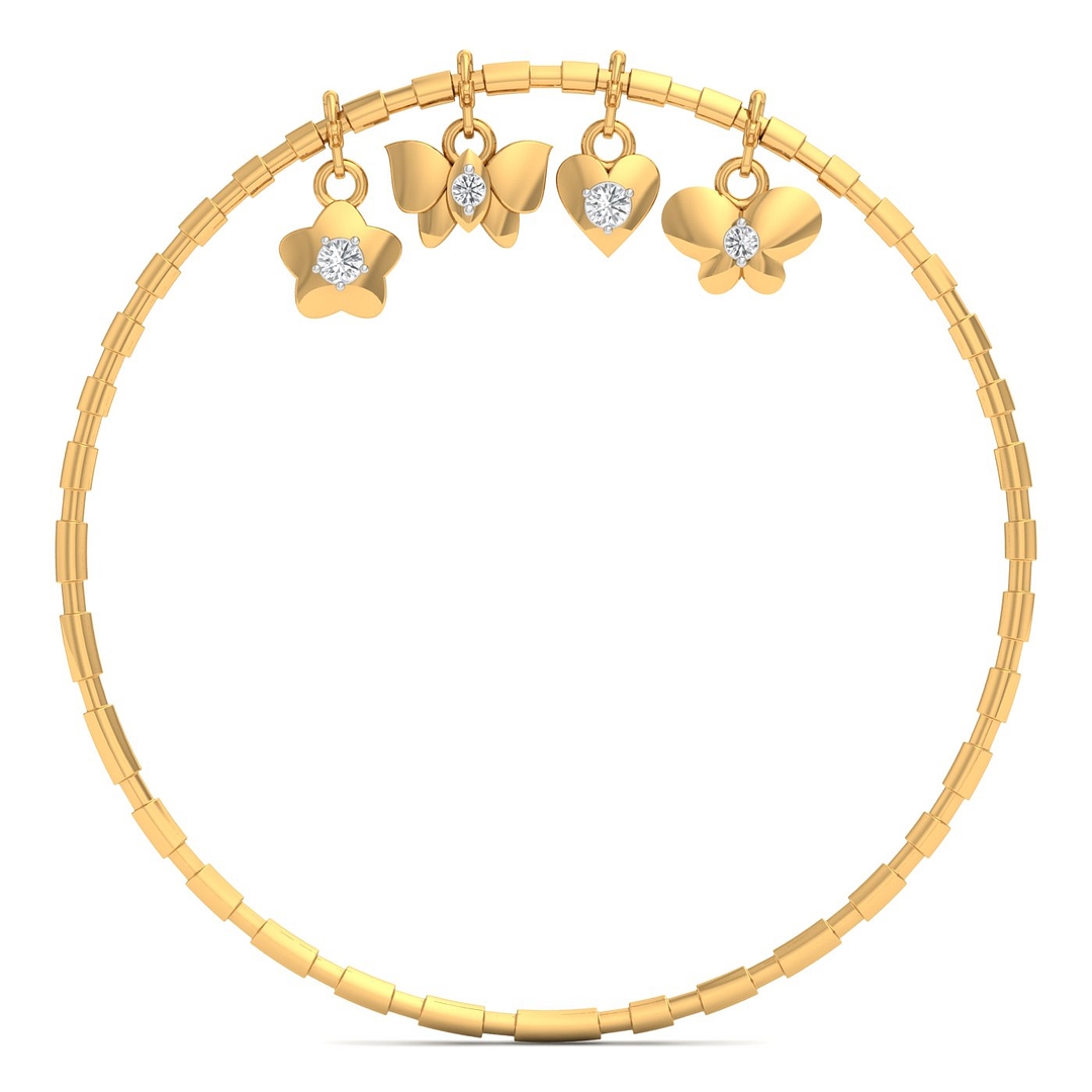 Pallavi Diamond Bracelet | The Ultimate Guide to Choosing The Best Gold Bracelet For Women|