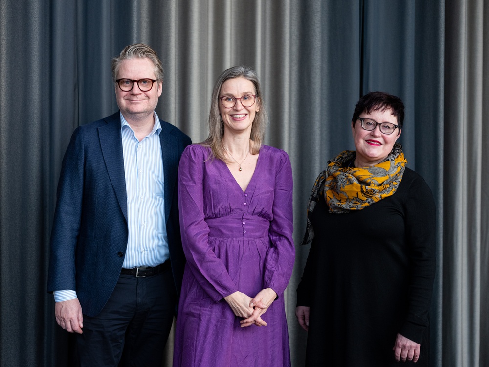 Erik Mikael Karlsson, Johanna Hallin och Anna Olofsson. Foto: Andreas Nilsson