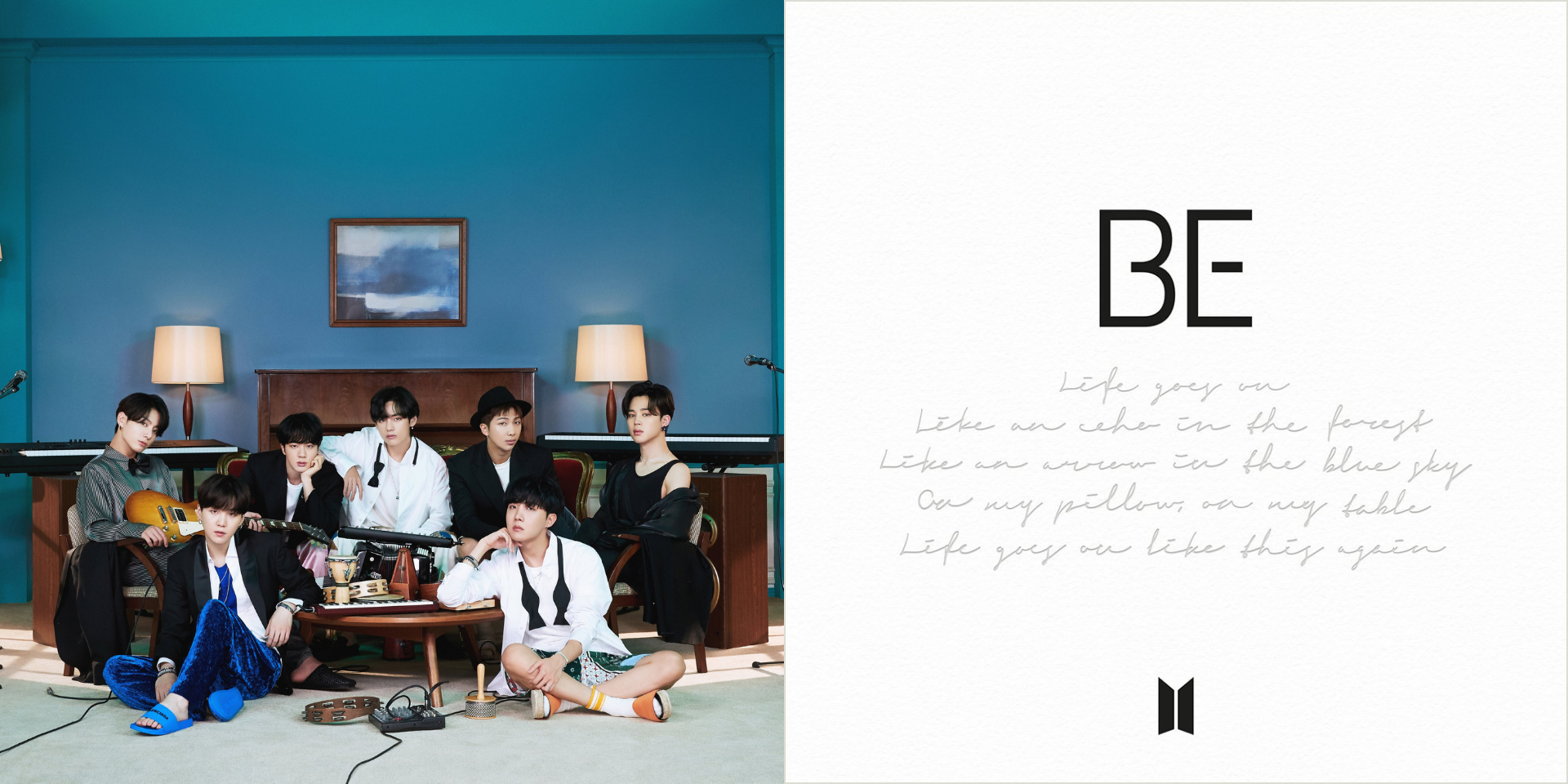 BTS unveil official tracklist and digital cover art for new album, BE